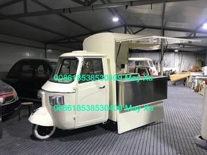 <span class=keywords><strong>Moto</strong></span> Piaggio Ape Food Truck, café mobile, chariot à hot-dogs/glace, remorque alimentaire avec cuisine complète - Product Image 3