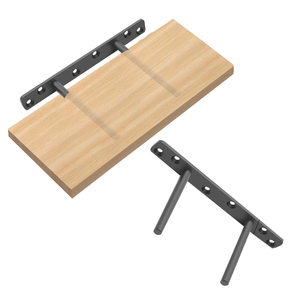 Supports d'étagère flottants invisibles Heavy Duty, <span class=keywords><strong>Support</strong></span> aveugle en métal en T dissimulé, Fixé au mur - Product Image 2