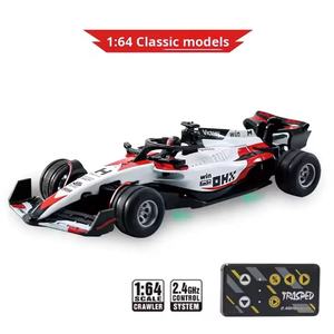 Coche de Carreras F1 a Escala <span class=keywords><strong>1</strong></span>:64, Control Remoto por Aplicación 2.4G, Juguete de Fórmula <span class=keywords><strong>1</strong></span> de Aleación Fundida a Presión, Mini Coche Metálico de Control Remoto - Product Image 2