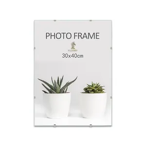 frame30x40 Clip Frames - Modern Low Profile unseen Minimalist Picture frames Photo frameless photo frames