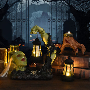 Portavelas de Resina con Forma de Mano de Fantasma para Halloween, Decoración para Exteriores - Product Image 2