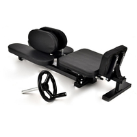 Machine d'étirement des jambes BunnyHi TBXL012 en acier et PU avec une capacité de 200 kg, équipement de fitness pliable pour l'exercice des jambes et le yoga