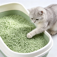 Litière pour chat au tofu biodégradable, écologique, sans poussière, à agglomération rapide, haute absorption, contrôle efficace des odeurs, ne colle pas au fond, facile d'utilisation