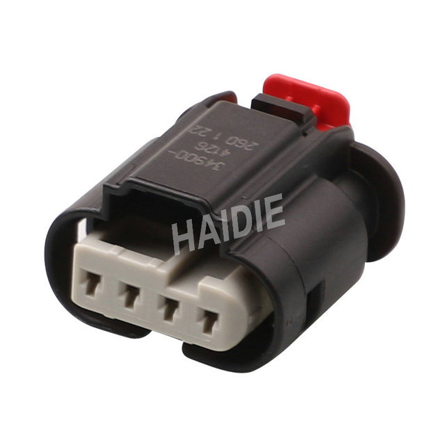 HAIDIE 4-Pin Female Sealed Waterproof Adapter Cable Wiring Harness Automotive Electrical Housing Wire Connector Plug 34900-4126