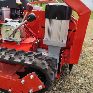 直販メーカー 高品質 工業グレード DIY ツインシリンダー 4ストローク ガソリンエンジン コードレス ハイブリッド芝刈り機 - Product Image 5