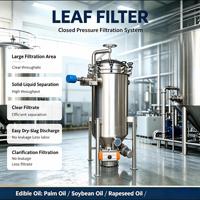 Nouveau Filtre à Feuilles Vertical Professionnel ZSZY 3200L/H à Utilisation Facile pour le Raffinage d'Huile Végétale Comestible