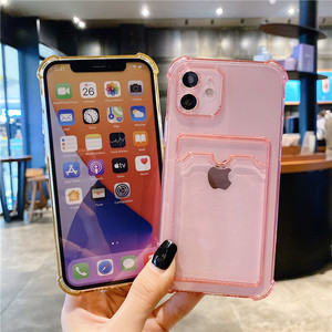 Custodia trasparente antiurto per telefono con porta carte borse custodia a portafoglio per <span class=keywords><strong>iPhone</strong></span> 16 15 <span class=keywords><strong>14</strong></span> 13 12 11 <span class=keywords><strong>Pro</strong></span> <span class=keywords><strong>Max</strong></span> 16 Plus - Product Image 2