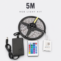 Lampu Strip LED RGB Kasonic Laris Manis 2M 3M 5M 10M IP65 RoHS USB Remote Control RGB Light Kit