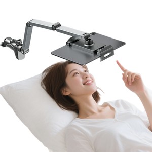 Support de téléphone portable avec bras télescopique en alliage d'aluminium, support de bureau pour utilisation au chevet - Product Image 2