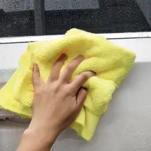 Microfiber Long And Short Pile Cleaning High Quality Microfiber Cleaning car care towels For Car Dust Washing