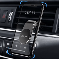 Support de téléphone de voiture en forme de L à aimant puissant pour iPhone 17 Support GPS en métal Support mobile sécurisé Accès pratique à votre téléphone en déplacement