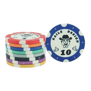 Fiches da <span class=keywords><strong>Poker</strong></span> in Ceramica Personalizzate Kaile da 39mm, 10g, Design Gratuito e <span class=keywords><strong>Set</strong></span> di Fiches Gratuito per Altri Prodotti d'Intrattenimento - Product Image 6