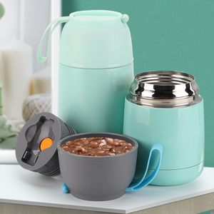 Pot alimentaire isolé en acier inoxydable 304 de conception classique avec cuillère Récipients <span class=keywords><strong>thermos</strong></span> à déjeuner sous vide étanches <span class=keywords><strong>pour</strong></span> <span class=keywords><strong>repas</strong></span> chauds - Product Image 6