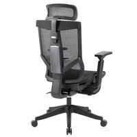 Mobilier commercial accoudoir 3D luxe patron dossier haut bureau exécutif chaise ergonomique en maille