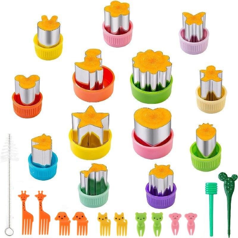 Ensemble de 25 moules à fruits en relief A