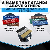 Placa de Identificación de Aleación de Aluminio con Nombre y Número Personalizados, Impresión UV Moderna, 2*8 o 2*10