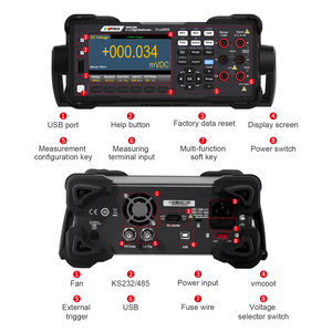 Multimètre numérique de bureau MATRIX MDM8265 MDM8255, instrument de mesure universel haute précision, SCPI, personnalisable OEM - Product Image 4