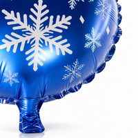 Ballons gonflables en feuille d'hélium de 18 pouces de diamètre, forme ronde, décoration de fête de Noël, pour la décoration de fête, cadeaux pour enfants