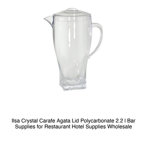 Carafe Ilsa Crystal Agata 2,2 L en polycarbonate avec couvercle - Product Image 2