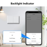 Nieuwe slimme elektrische product Tuya draadloze AI 4-voudige 2-weg lichtschakelaar Matter technologie Tosmata Home Assistant app-besturing