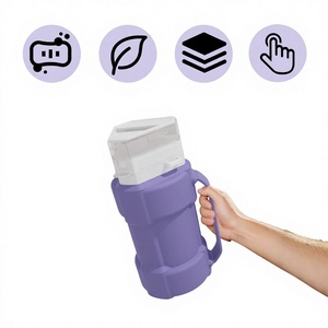 Bouteille d'eau en silicone de qualité alimentaire grande capacité pour sports de plein air, avec ouverture directe et anti-fuite, idéale pour le cyclisme et les voyages des jeunes - Product Image 5