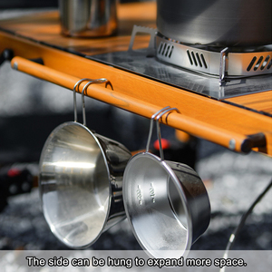 2025 New Design Outdoor Foldable Picnic Cooking <strong>Bbq</strong> IGT Camping Grill <strong>Table</strong> Aluminum Alloy <strong>Table</strong> - Product Image 3
