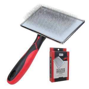 Peigne à aiguilles en acier inoxydable de 25 mm pour toilettage des animaux – Brosse démêlante à nœuds ouverts pour chiens et chats, pour poils longs/courts - Product Image 6