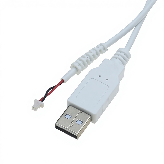 Custom Assembly USB a Male to JST 2pin 1.0mm 2.0mm 1.25mm Pitch SHR MX XH SH VH PH Connector Cable