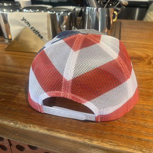 Gorra de béisbol de malla con visera plana de camuflaje, parche de goma personalizado, 5 paneles, sublimación, para hombre - Product Image 6