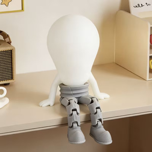 FUSEJOY Éxito de ventas transfronterizo: Figura de juguete articulada luminosa con forma de bombilla, impresa en 3D con PLA, para decoración del hogar, con diseño de tobillera de maternidad - Product Image 3