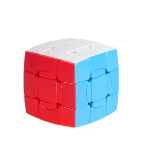 圣寿圆形魔方抗压益智游戏无贴3x3 Cubo玩具