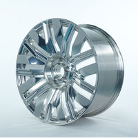 Jantes forgées sur mesure POLISH CHROM 5*114.3, 1 pièce, 16, 15, 17, 18, 19 pouces