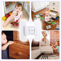 Protection pour enfants de haute qualité, tiroir en plastique pour four, armoire, réfrigérateur, toilettes, sécurité pour bébé, protection contre les enfants pour la porte du réfrigérateur, du congélateur, serrure