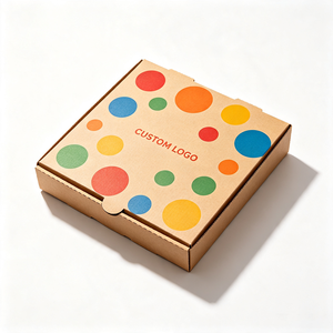 Scatole per Pizza al Legno Personalizzate OEM ODM, Design Gratuito, Logo Personalizzato, Imballaggio in Cartone Ondulato, Margherita <span class=keywords><strong>Buon</strong></span> Appetito, Qualità Alimentare - Product Image 2