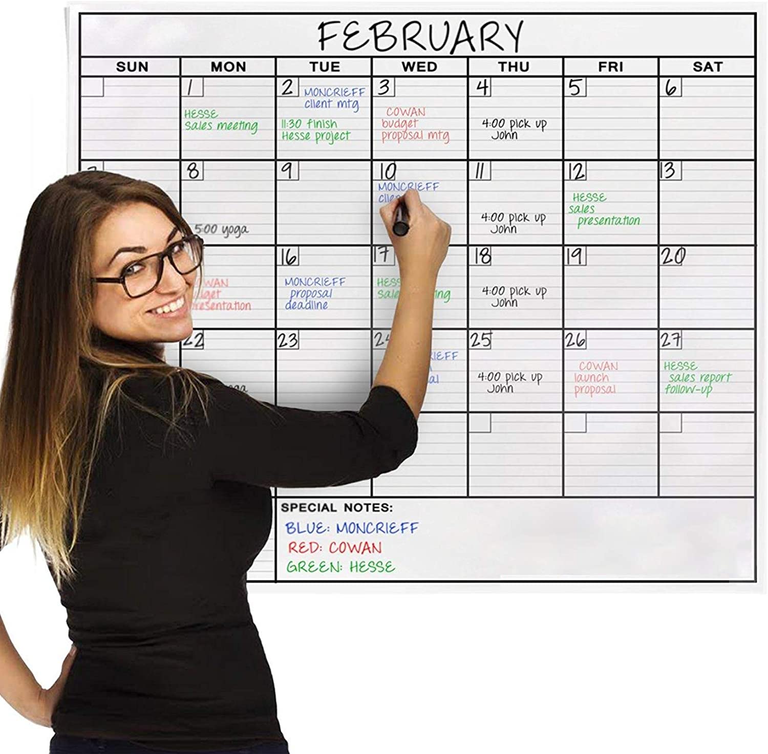 AT-A-GLANCE PM26B28 Erasable Wall Calendar 2016, 36 X 24 Inch - View #9