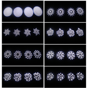 U'king 50W gobo vỏ màu đen ánh sáng sân khấu từ Xa Lắc đầu dẫn DMX DJ Disco ánh sáng thiết bị di chuyển đầu đèn - Product Image 2