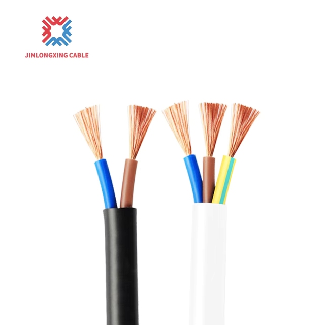 Flame Retardant ZC-RVV Flexible PVC Sheathed Multi-Core Copper Power Cable 300/500V Wire