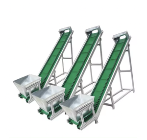 Mobiele verstelbare PU-schotbandtransportband - Hellende meerbaans transportband voor het sorteren van kleine onderdelen & hellende materiaaltransport - Product Image 5