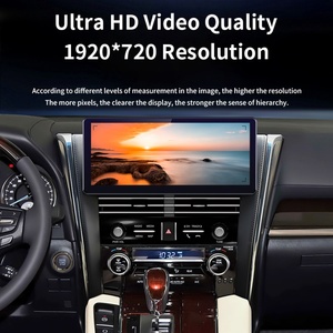 หน้าจอแอนดรอยด์ 12.3 นิ้ว สำหรับรถยนต์โตโยต้า เวลไฟร์ 30 อัลฟาร์ด ปี 2015-2021 รองรับ CarPlay เครื่องเล่นวิทยุในรถยนต์ มัลติมีเดีย เครื่องเล่นวิดีโอ ระบบนำทาง GPS สเตอริโอ - Product Image 5