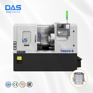 DAS High Precision 8 Inch-Spindle CNC Lathe Machine 220V High Accuracy Turret Tailstock for Medium Duty Metal & Brass Turning