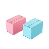 Boîte postale en carton ondulé personnalisée et écologique, multicolore, auto-scellant, facile à déchirer pour emballage cosmétique cadeau