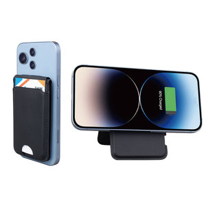 MAG ที่ใส่บั<span class=keywords><strong>ต</strong></span>ร<span class=keywords><strong>แบ</strong></span>บพกพาพับได้ที่ใส่บัตรแม่เหล็กที่<span class=keywords><strong>ชาร์จ</strong></span>ไร้สายได้อย่างรวดเร็วแท่นชาร์จโทรศัพท์สำหรับ iPhone Watch <span class=keywords><strong>airpods</strong></span> - Product Image 3