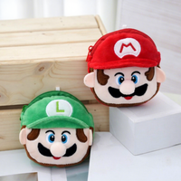 Oferta Especial: Llaveros de Peluche de 4 Pulgadas de Mario y Luigi, Lindos Personajes de Anime, Juguetes de Peluche y Animales de Peluche para Máquinas de Garra y Tiendas