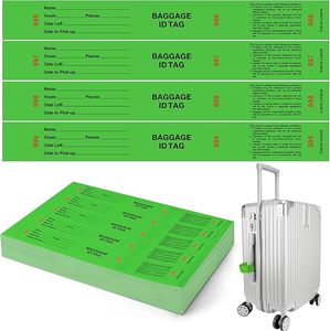 Nhà Máy ban đầu tùy chỉnh khách sạn hành lý yêu cầu kiểm tra 1000 khách sạn hành lý ID thẻ với khách sạn Giấy túi hành lý thẻ - Product Image 1