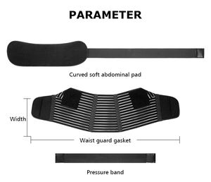 Ceinture de maternité pour la grossesse, soutien respirant pour le ventre et le dos - Product Image 3