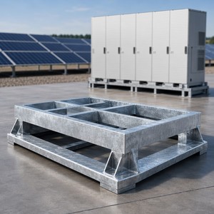 Base de Canal en C para Inversor Solar Personalizado, Galvanizada en Caliente con Clasificación C3-C5, Acero al Carbono Q235 Q345 Q355 - Product Image 6