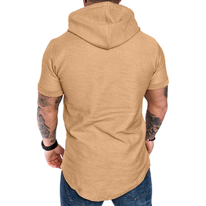 Sudadera con capucha de manga corta para hombre y mujer, Jersey deportivo liso Multicolor a la moda, gran oferta - Product Image 6