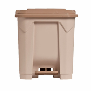 <b>Large</b> size foot-operated recycling bin for kitchen, household, and commercial use; foot-operated, sanitation, storage, - Product Image 2