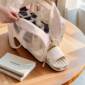 Sac de natation avec compartiment pour chaussures, fourre-tout étanche, sac de rangement pour articles de toilette, séparation sec/humide, pour le sport, la remise en forme et les voyages - Product Image 2