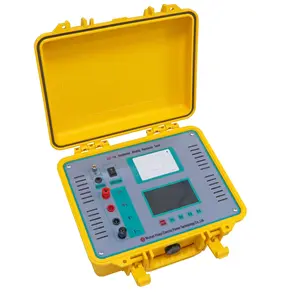 Zzc 10a medidor de enrolamento de transformador, testador de resistência dc 10a, teste de enrolamento de resistência com bateria portátil, medidor para transformador